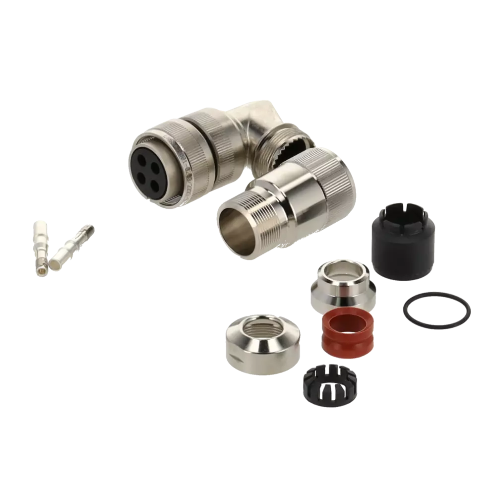Konnektör, lehimli tip, ölçü 22-22S, 8 mm2, dirsekli LX63L-0001-0203/2222-8