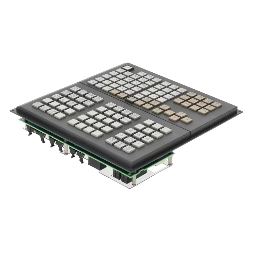 Makine operatör paneli, ana panel A, sembol/İngilizce tuşlu A02B-0319-C242