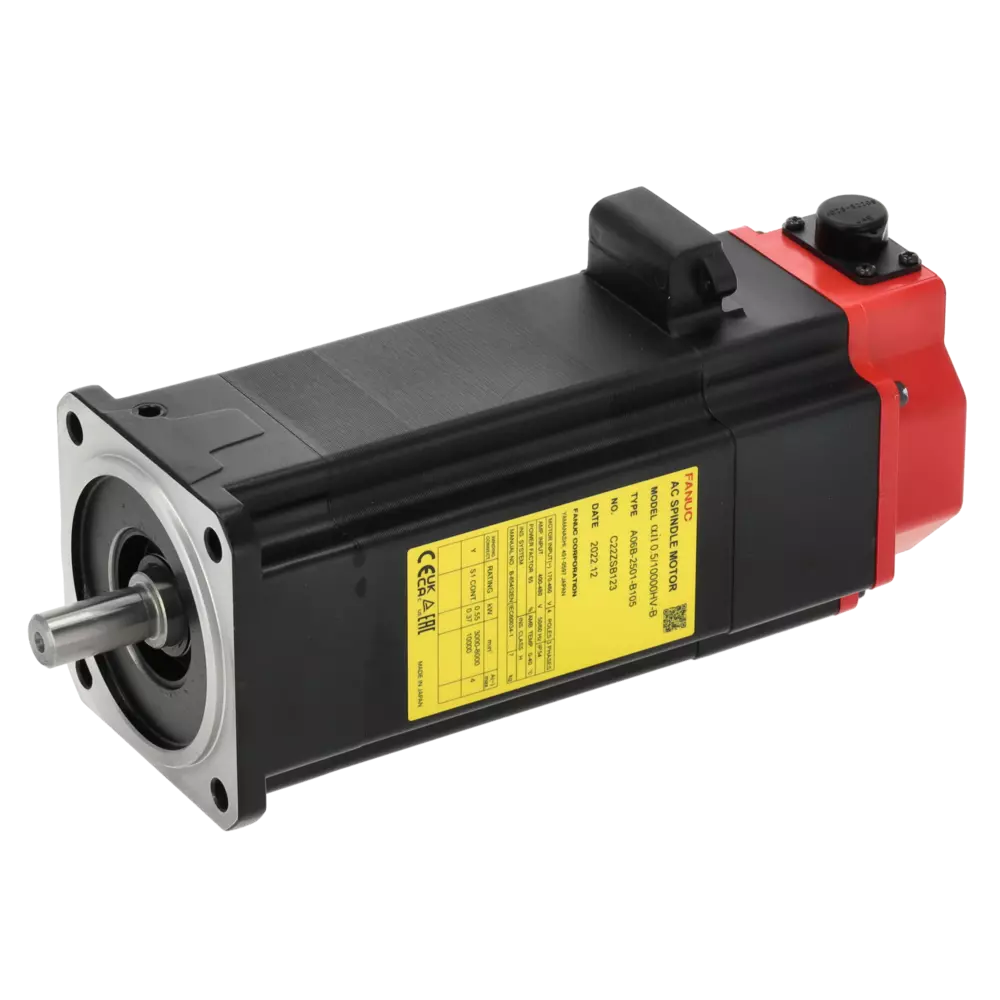 İş mili motoru aiI 0.5/10000HV-B flanşlı, iMZ, fansız A06B-2501-B105