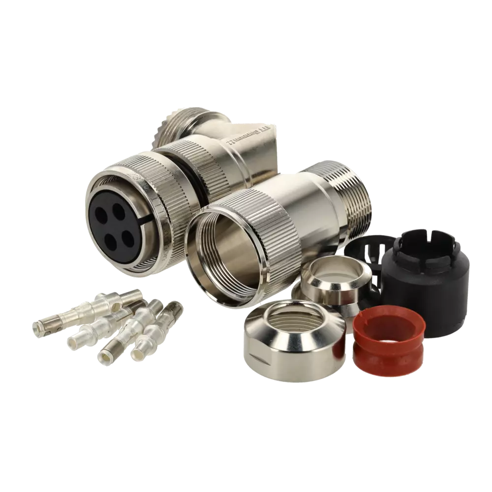 Konnektör, sıkmalı tip, ölçü 22-22S, 4 mm2, dirsekli LX63L-0001-0103/2222
