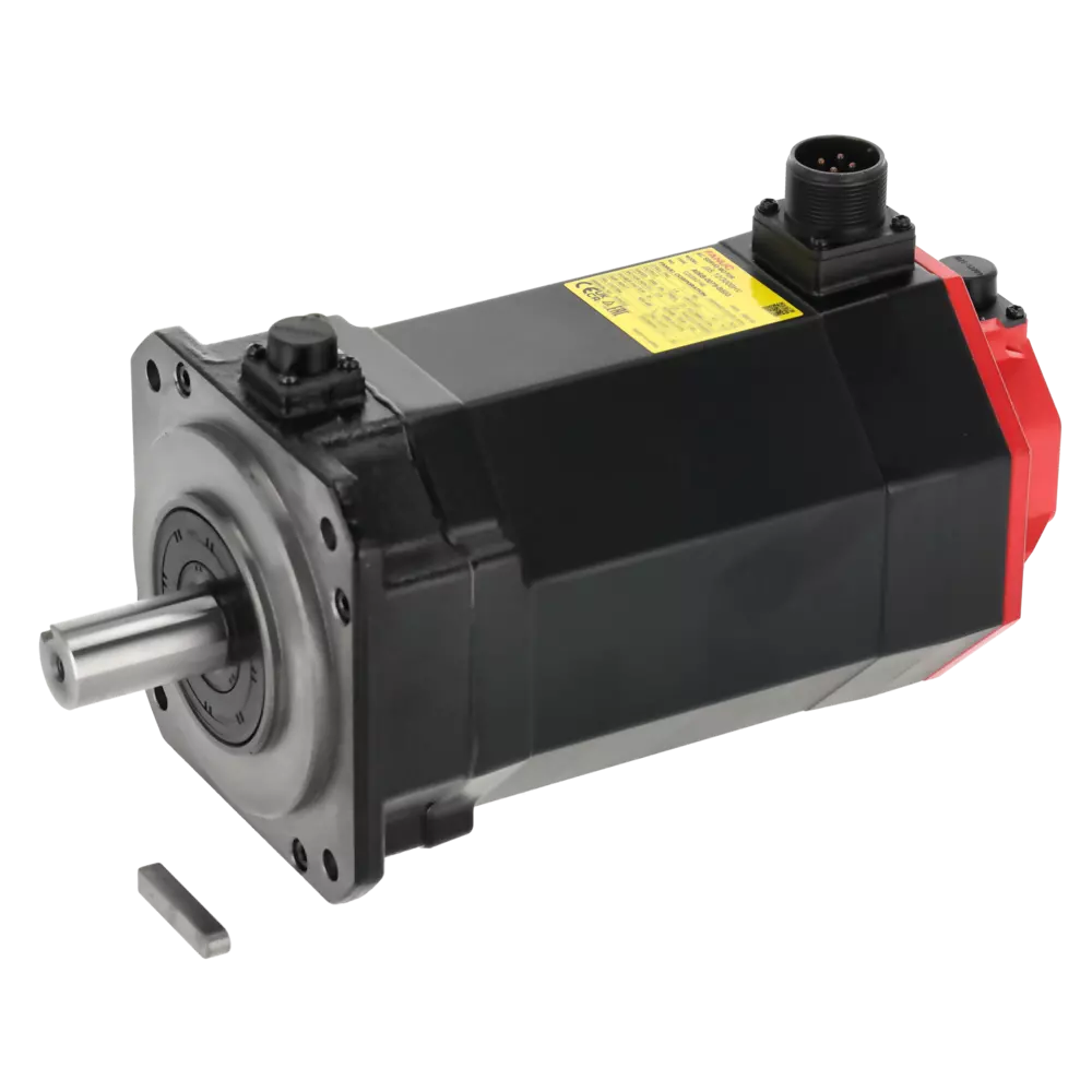 Servo motor BETA iS 12/3000HV düz, frenli, BiA128, kamalı A06B-0079-B503